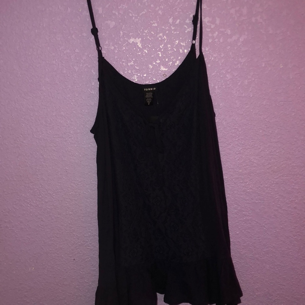Dark navy blue cami tank top